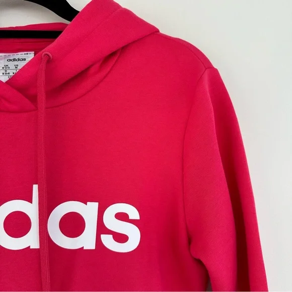 NWOT Adidas Hoodie Coral Red Size Medium - Picture 6 of 7